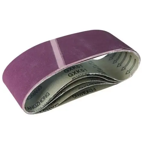 TRITON Lot De 5 Bandes Abrasives En Oxyde D'aluminium 1 TRITON Lot De 5 Bandes Abrasives En Oxyde D'aluminium