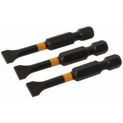 LOT DE 3 EMBOUTS DE VISSAGE IMPACT PLATS SL8 - 50 MM TRITON 676868