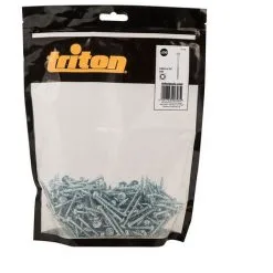 VIS EN ACIER POUR PERÇAGES DISSIMULÉS, FAUSSE RONDELLE, PAS GROSSIER 250 VIS NUMÉRO 8 X 2-1/2 TRITON 731129