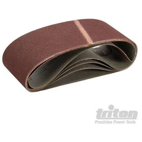 Bande Abrasive 100x610 Mm Sur Support Toile Triton Grain 60, Le Lot De 5 1 Bande Abrasive 100x610 Mm Sur Support Toile Triton Grain 60, Le Lot De 5