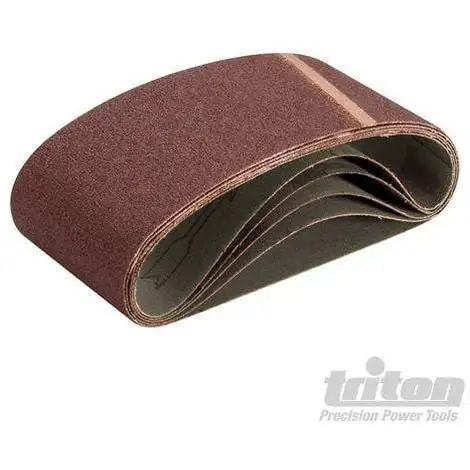 Bande Abrasive 75x457 Mm Support Toilé Triton, Grain 100, Le Lot De 5 1 Bande Abrasive 75x457 Mm Support Toilé Triton, Grain 100, Le Lot De 5