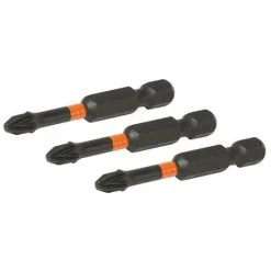 TRITON Lot De 3 Embouts De Vissage Impact Phillips - PH2 - 50 Mm