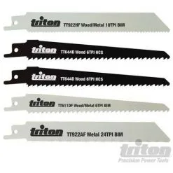 TRITON Lames De Scie-sabre, 5 Pcs, 150 Mm, 150 Mm