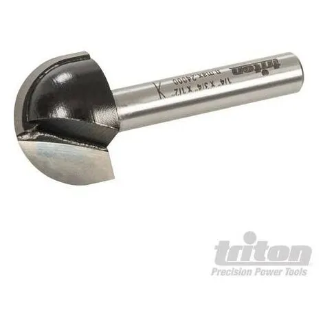 TRITON Fraise à Cuvette 1/4", 3/4" X 1/2", 3-4 X 1-2 1 TRITON Fraise à Cuvette 1/4", 3/4" X 1/2", 3-4 X 1-2