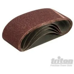 TRITON Lot De 5 Bandes Abrasives 75 X 480 Mm, Grain 40, 40