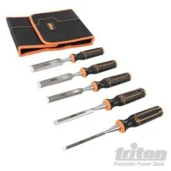 TRITON Ciseaux à Bois, 5 Pcs, TWCS5 - 6, 13, 19, 25 Et 32 Mm - 5 Pcs, TWCS5 - 6. 13. 19. 25 Et 32 Mm - 5 Pcs