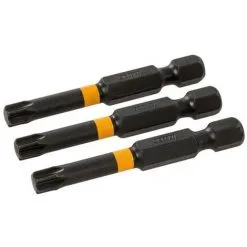 TRITON Lot De 3 Embouts De Vissage Impact T30 - T30 - 50 Mm