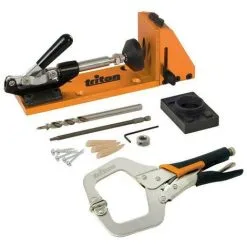 Triton 301392 Gabarit De Perçage Oblique, Orange