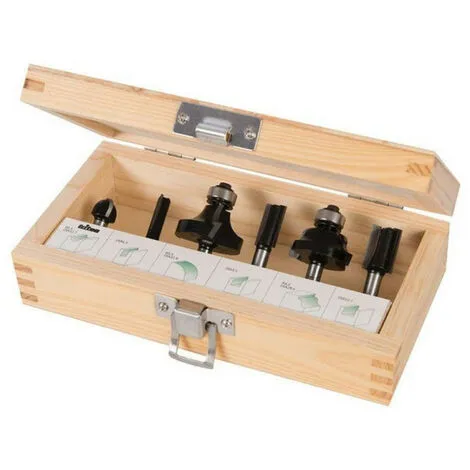 Coffret De 6 Fraises Triton A Defoncer Pour Defonceuse 1/2 1 Coffret De 6 Fraises Triton A Defoncer Pour Defonceuse 1/2