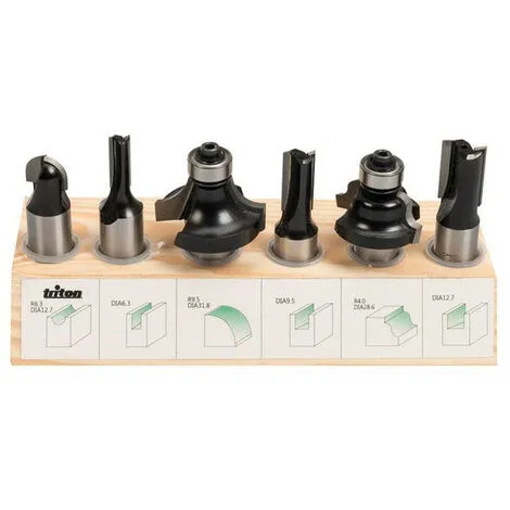 Coffret De 6 Fraises Triton A Defoncer Pour Defonceuse 1/2 3 Coffret De 6 Fraises Triton A Defoncer Pour Defonceuse 1/2 – Image 3