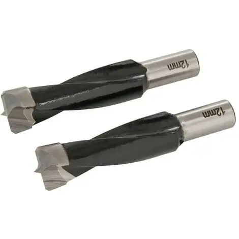 TRITON 2 Forets Pour Chevilleuse Tourillonneuse 12 Mm - TDJDB12 1 TRITON 2 Forets Pour Chevilleuse Tourillonneuse 12 Mm - TDJDB12